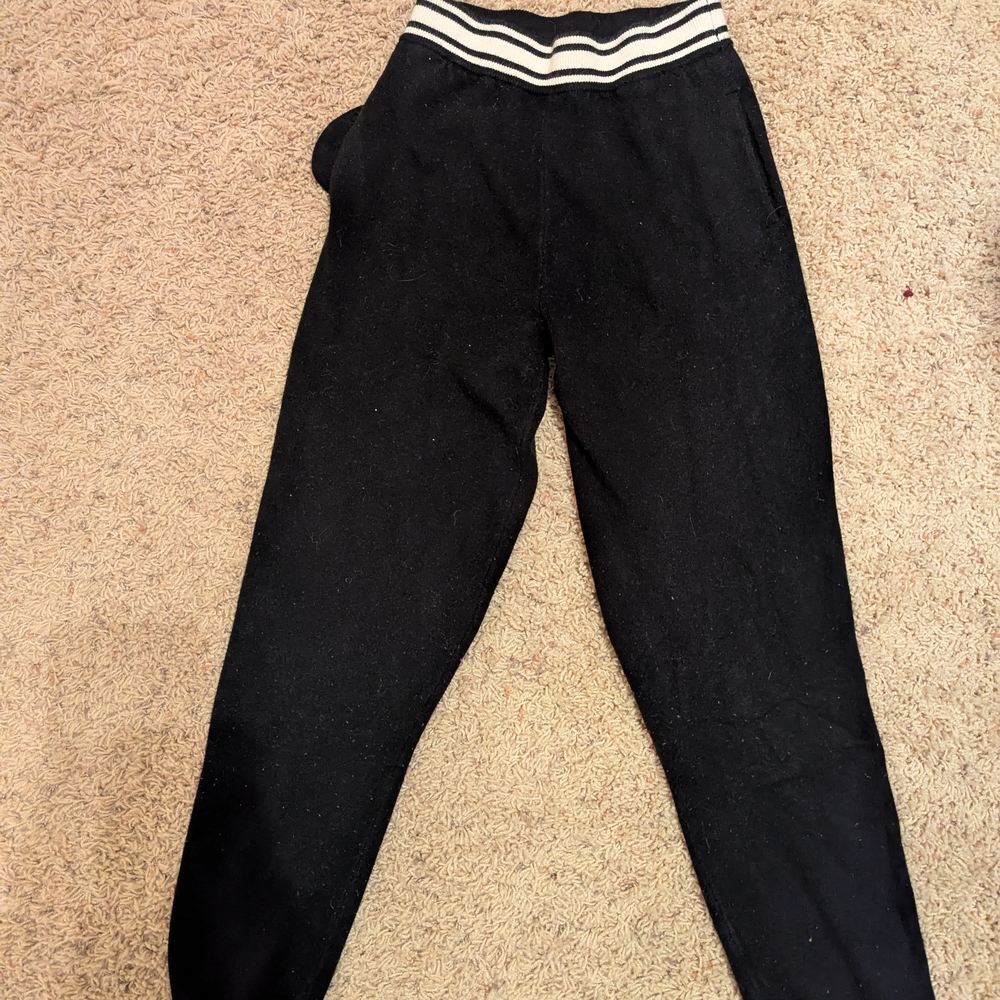 Kids Black Jogger Pants